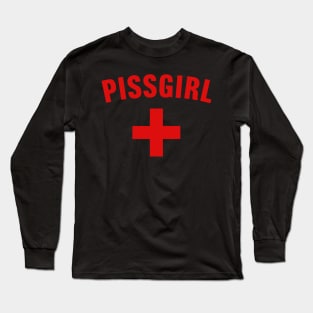 Pissgirl Pee Paramedic Lifeguard Long Sleeve T-Shirt